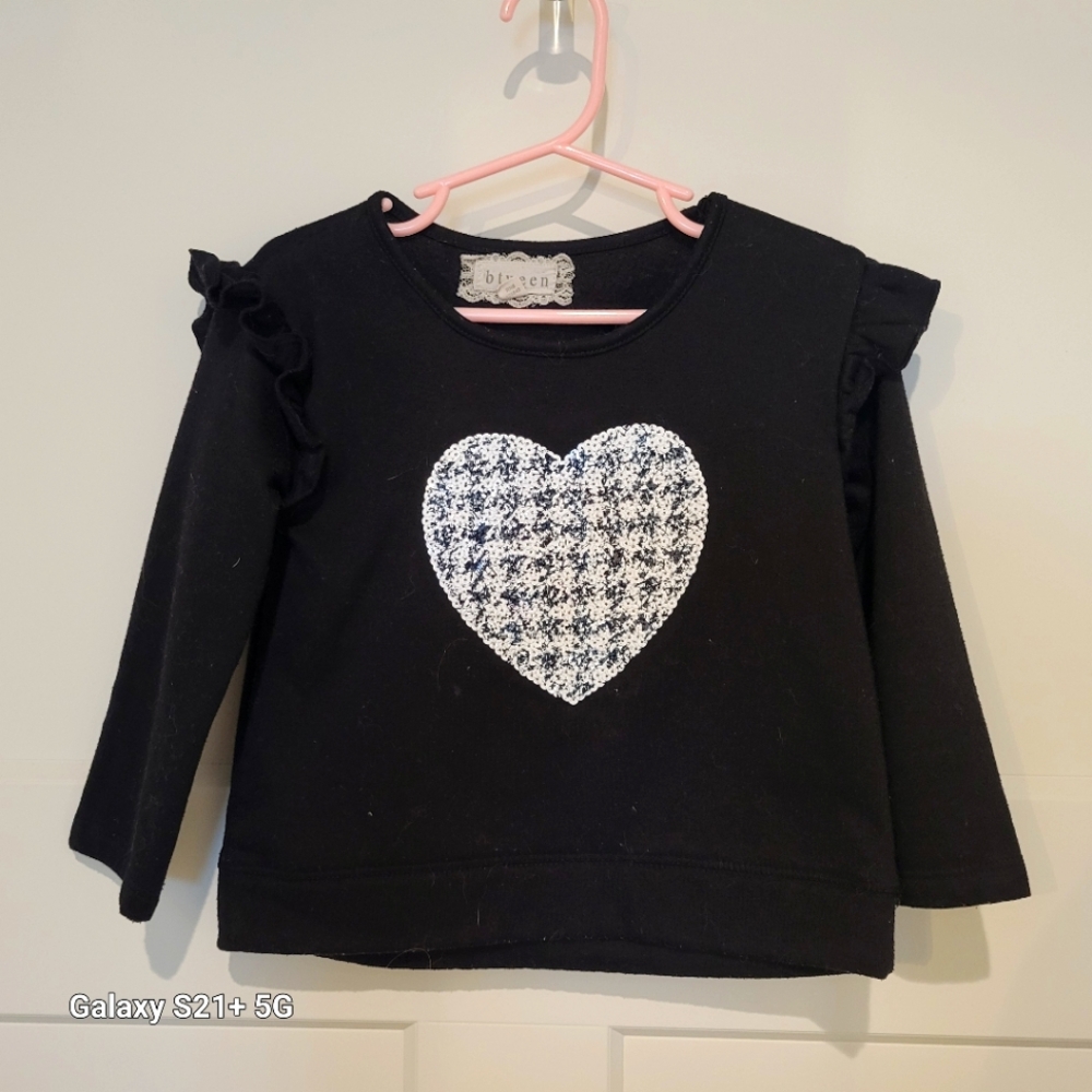 Girls Long Sleeve top by Btween, 4t